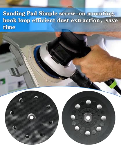 BTROVIA 492286 D125 5-inch soft sanding pad backing disc for sanding applications
