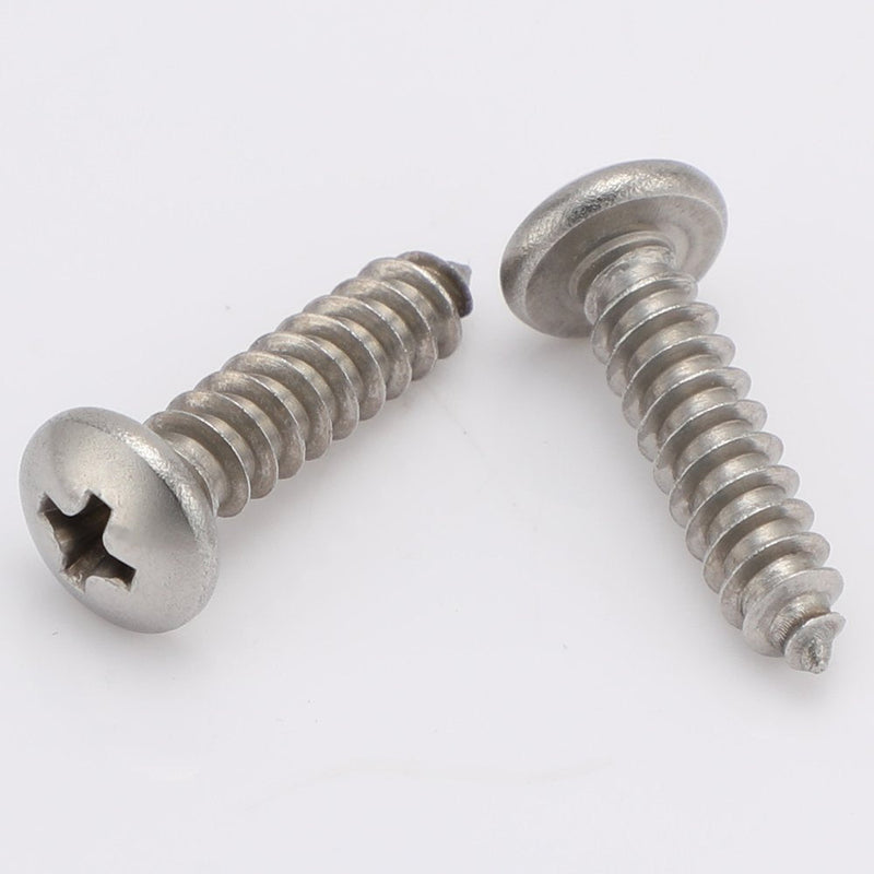 [Australia - AusPower] - #14 x 1-1/2" Pan Head Self Tapping Screws Sheet Metal Wood Screws, 304 Stainless Steel 18-8, 25 PCS #14 x 1-1/2" 