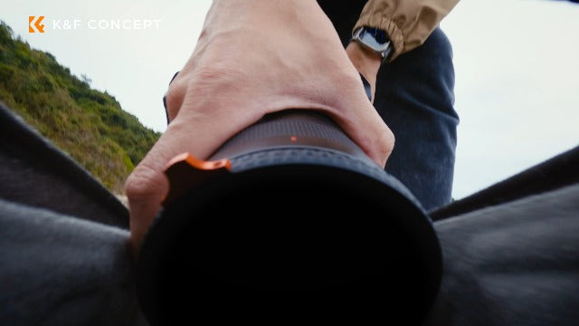 K&F CONCEPT 49mm Side Lever Variable ND Lens Filter ND2-400 (1-9 Stops)