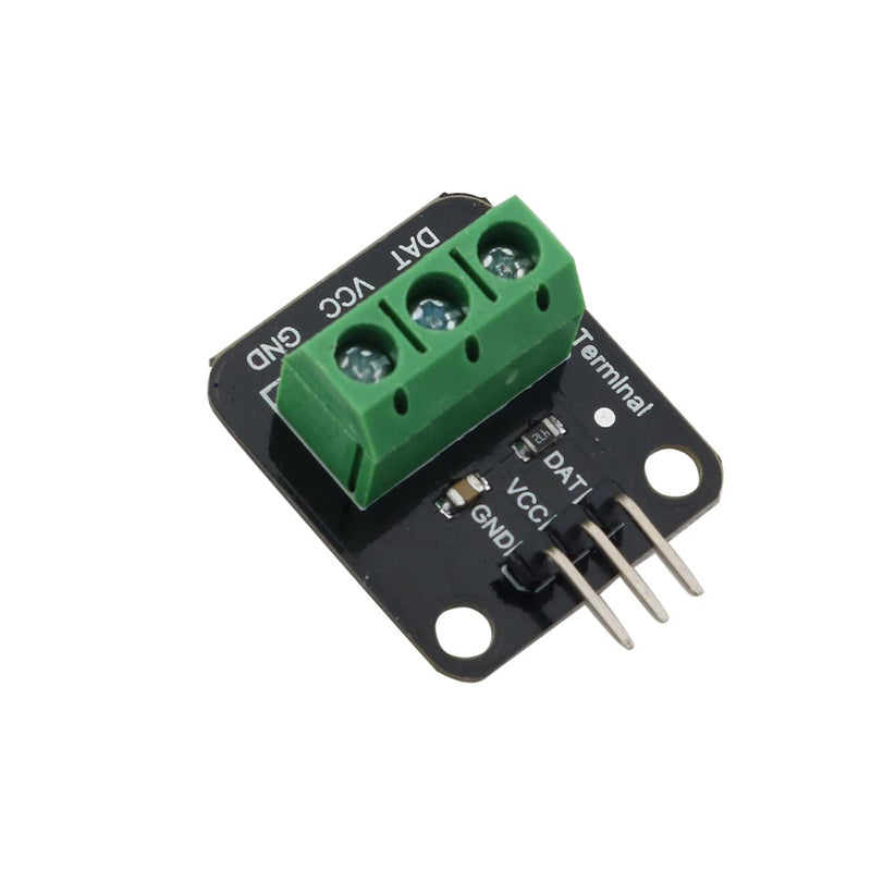 [Australia - AusPower] - ZCZQC DS18B20 Temperature Sensor Module Kit Stainless Steel Probe Terminal Adapter 100CM Digital Sensor Cable for Raspberry Pi 