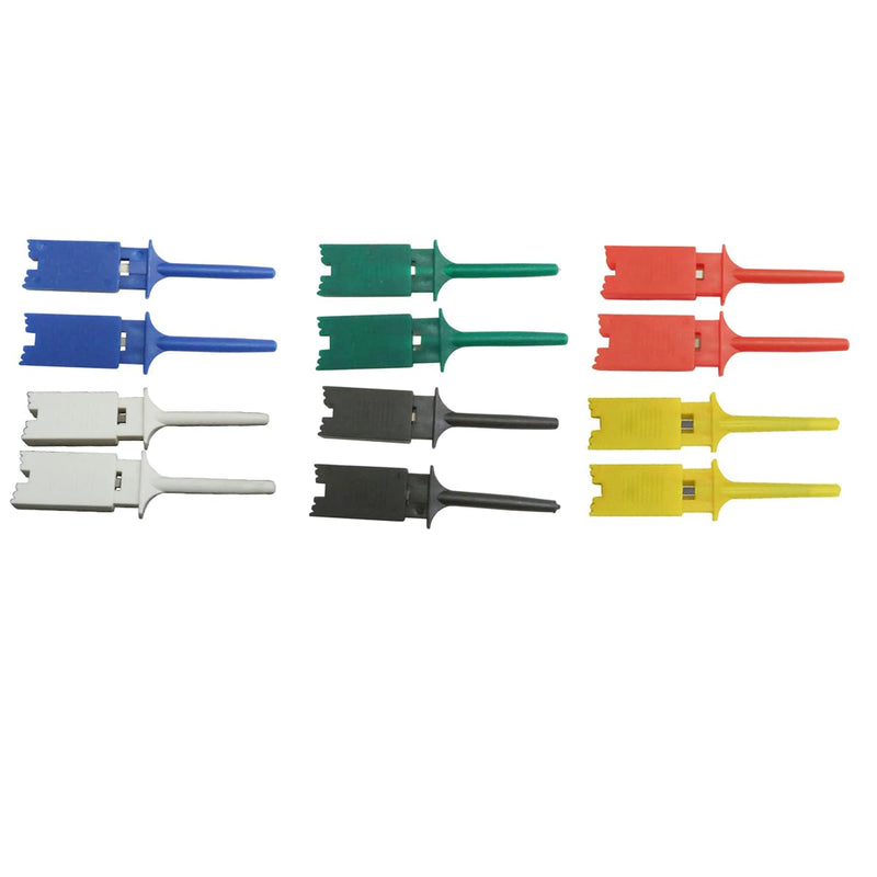 [Australia - AusPower] - USB Logic Analyzer 24MHz 8CH 8 Channel UART IIC SPI Debug Device + 12PCS 6 Colourful Test Hook Clip Set + USB Cable + Debugging Tool Sets 