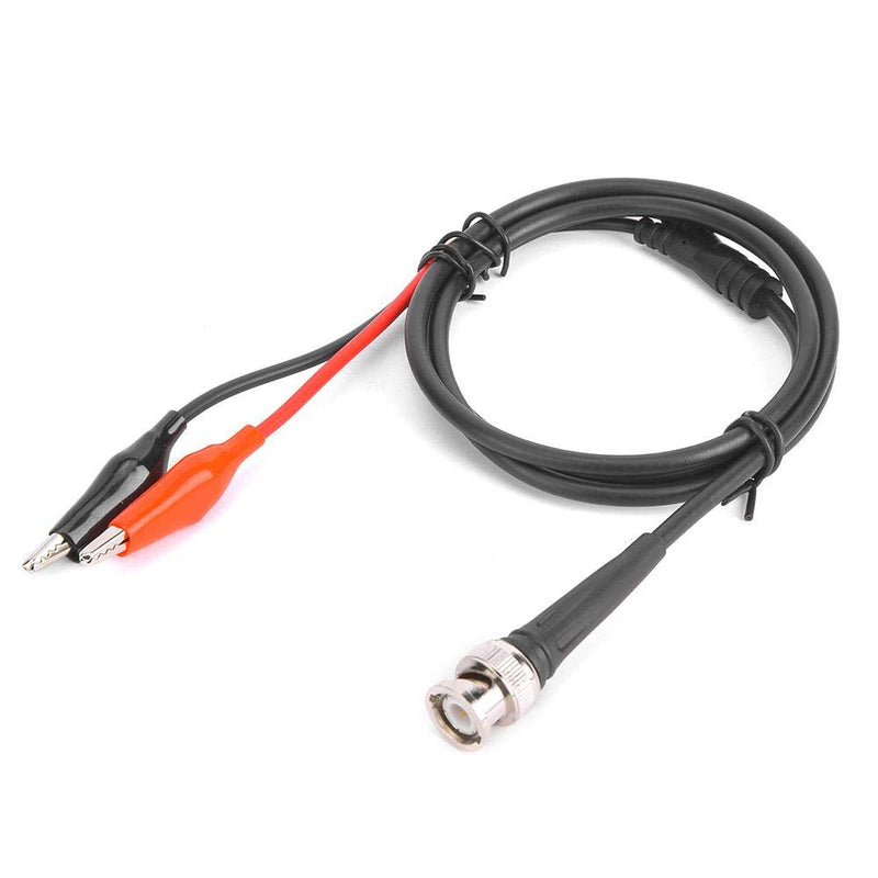 [Australia - AusPower] - Hilitand Bnc Clip Coaxial Cable Function Generator Test Line Accessories 90cm 50 ? Bnc Double Clamp Wire 