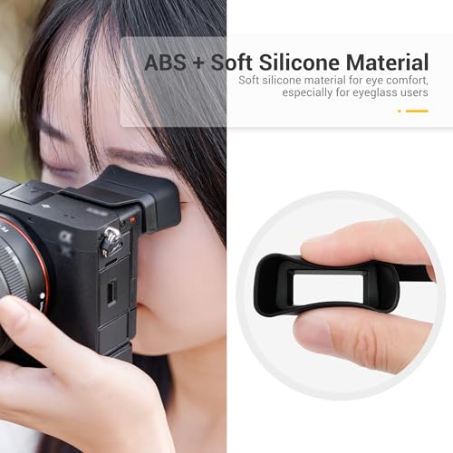 Extended A7CII A7CR Eyecup,Camera Eye Cup for Sony Alpha A7CII A7CR Only for Sony A7CII A7CR