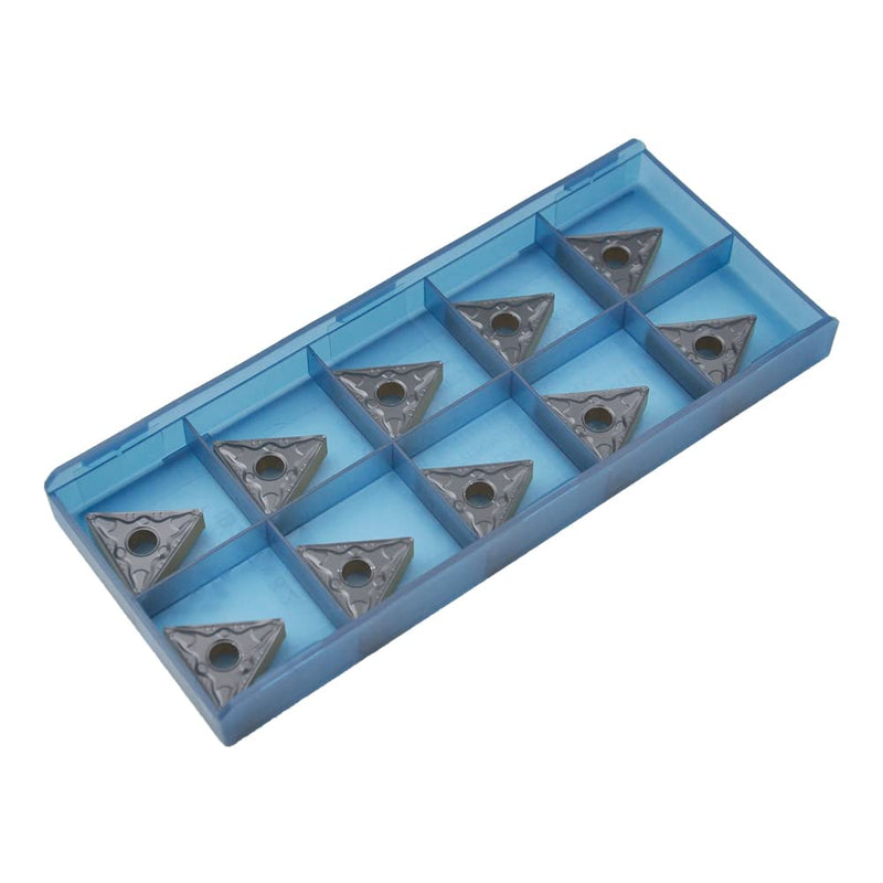 [Australia - AusPower] - CNC Carbide Inserts TNMG432 / TNMG220408-MD for Metal Lathe Cutting Steel, Semi-Finishing chipbreaker for Turning Cutter, 10 PCS. 