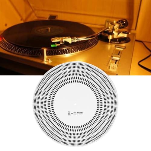 Anu Limen turntable stroboscope disc for 33, 45, and 78 RPM vinyl record player speed calibration