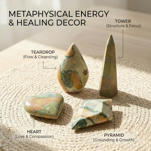 Crystal Healing Nature stromatolite Fossil Gemstone, 1.8 Billion Year Old Natural Algae Ancient Stone, Diamond-Shaped Stromatolite Fossil for Professional Desk Decor and Reiki Meditation. Rhombus