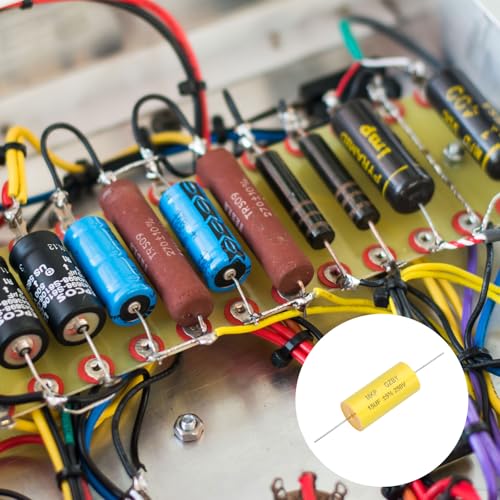 sourcing map 4Pcs 6.8uf Frequency Divider Capacitor 250V 4