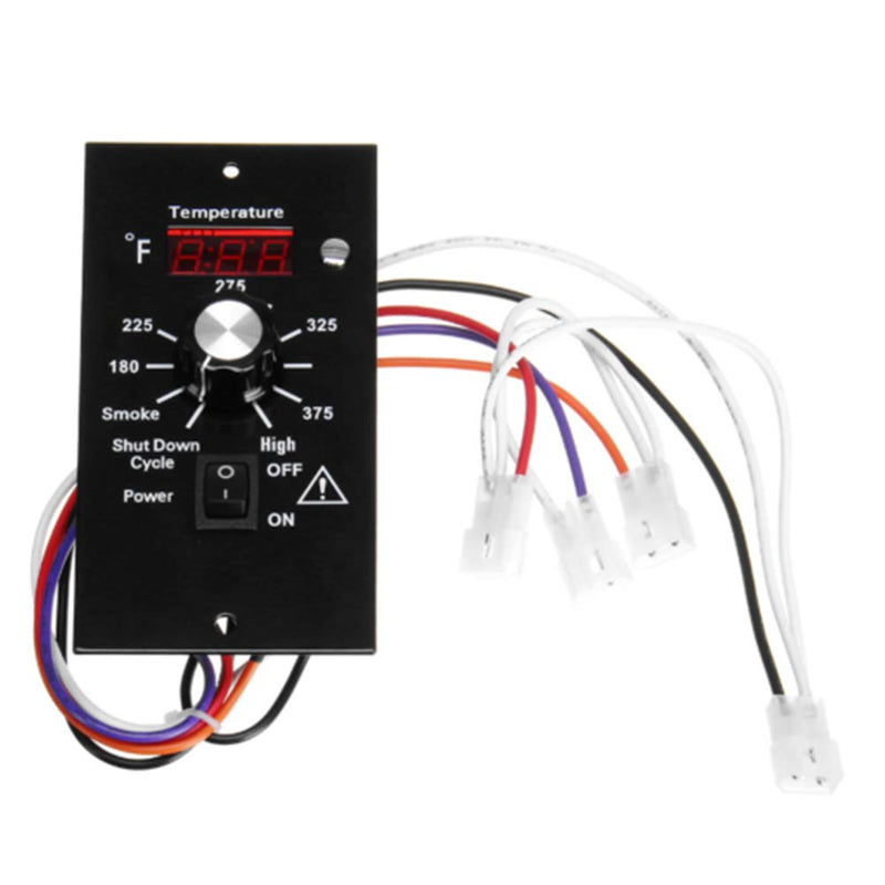 [Australia - AusPower] - Digital Thermostat Controller, LED Display Temperature Control Panel Barbecue Grill Replacement Part, Replacement Thermostat Kit Parts Digital Pro Controller for All Traeger AH-038-F 