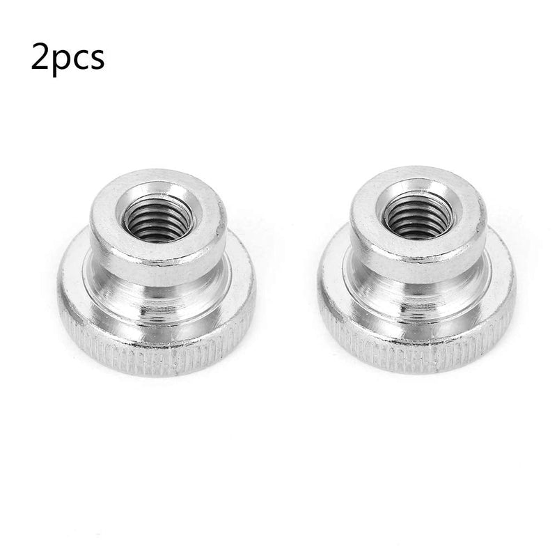 [Australia - AusPower] - Knurled Thumb Handle Nut Carbon Steel M3 M4 M5 M6 M8 M10 Hand Tighten Nuts Round Knobs Fasteners Metric Thread Grip Female Threaded (M8(2pcs)) M8(2pcs) 