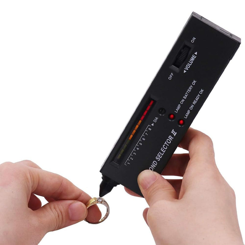 Thermal Conductivity Tester, Diamond Pen, Portable Hardness Tester, Diamond Hardness Pen, Precision Jewelry Testing Tools for Gemstones and Diamonds