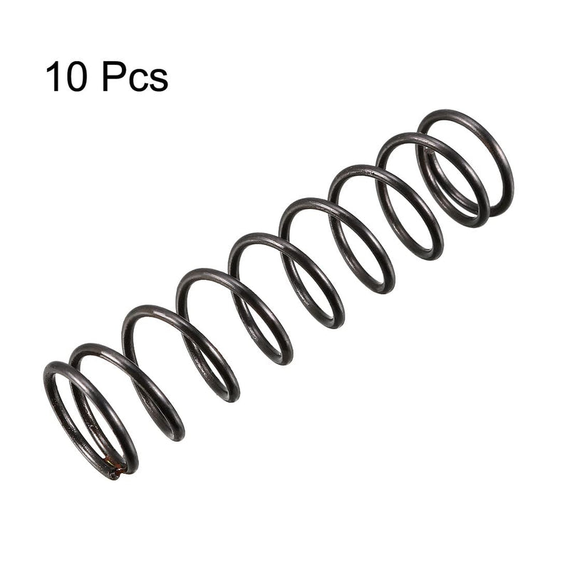 [Australia - AusPower] - uxcell Compression Spring - 1.2mm Wire Dia , 13mm OD , 50mm Free Length Spring Steel Extension Spring,Black,10Pcs 