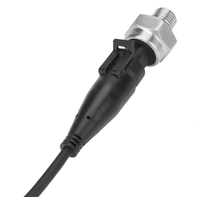 Sensor Transducer Pressure, Fydun Pressure Sensor G1/4 Inch Input 5V Pressure Transmitter Output 0.5-4.5V/0-5V Stainless Steel Water Pressure Sensor for Oil Gas Water Air Fuel (0-100 psi) 0-100 psi
