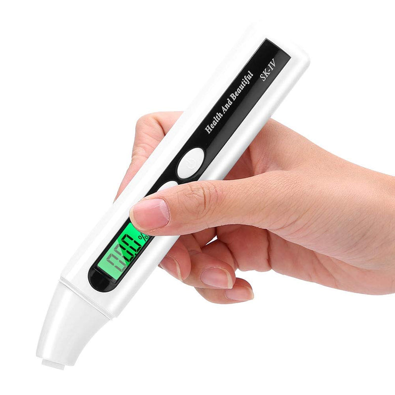 [Australia - AusPower] - Digital Skin Moisture Detector, Skin Analyzer USB Facial Moisture Meter Skin Facial Skin Tester Digital Skin Detector Pen Portable Digital Skin Detector Pen for Home Beauty Salon 