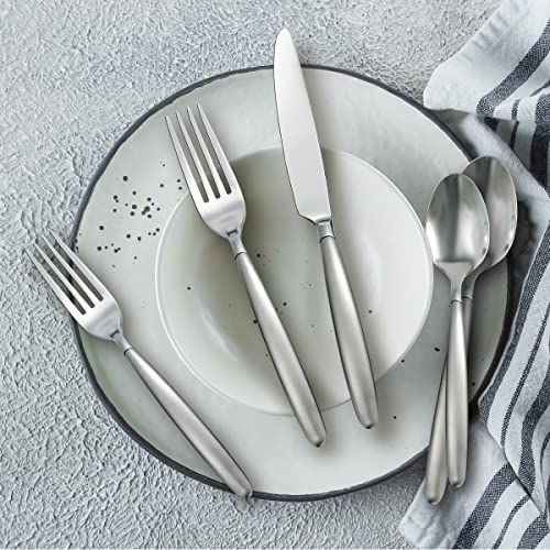 Tidal Frosted (Forged) 18/0 5pc Set 5-Piece Flatware Set