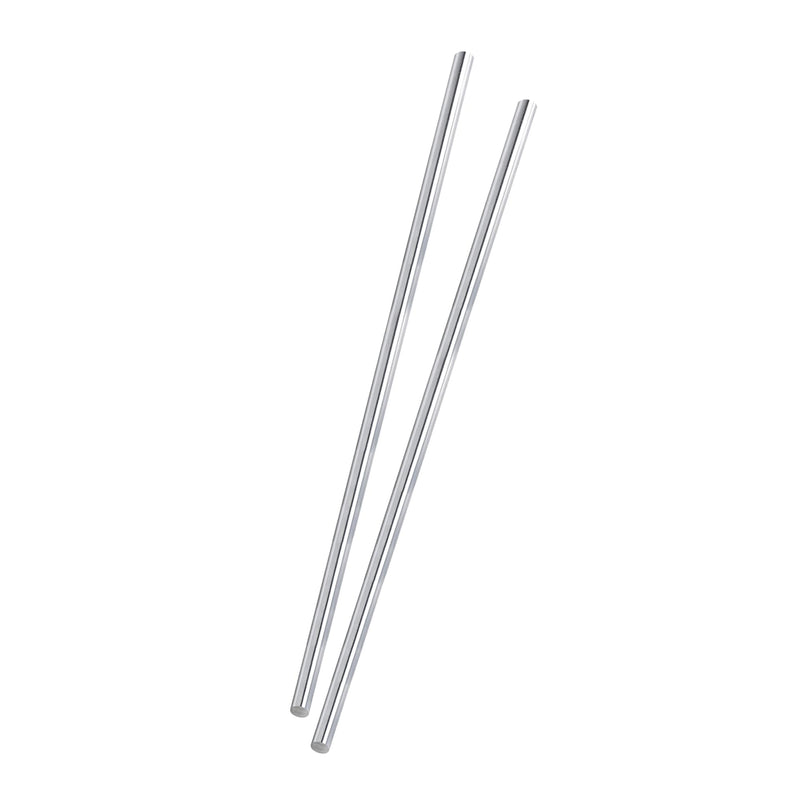 [Australia - AusPower] - XiKe 2PCS 20mm x 500mm Steel Rod Case Hardened Chrome Plated Linear Motion Rods Linear Rail Rod Shaft - Metric H8 Tolerance D20x500mm 2 