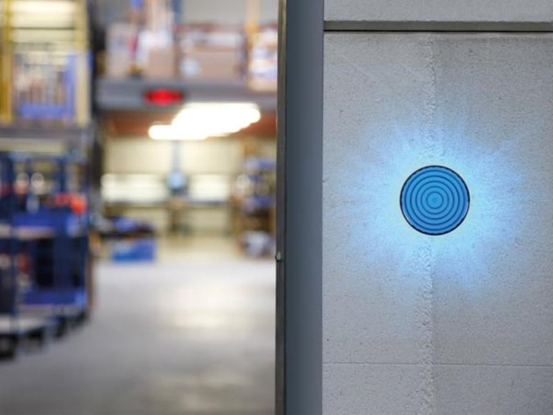 Velleman HAA100BN LED Flashing Security Light, 12V, Blue, 100mm