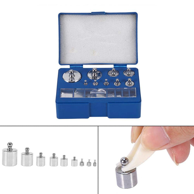 [Australia - AusPower] - Calibration Weight Kit Set, 17 Pieces 211.1 g 10 mg 100 g Calibration Weights Set with Calibration Weight Tweezers, for Digital Jewellery Scales, Laboratory Study Weights 