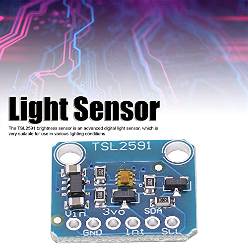 Digital Light Sensor TSL2591 with Infrared and Full Spectrum Diodes 3.3-5V I2C Large Dynamic Range for Accurate Light Measurement