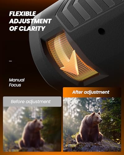 Night Vision Goggles, True 4K Night Vision Binoculars, Equipped with 50mm Objective Lens, 850nm IR, 3'' HD Screen 4000mAh Rechargeable Battery, Suit for Wildlife Watching and Camping