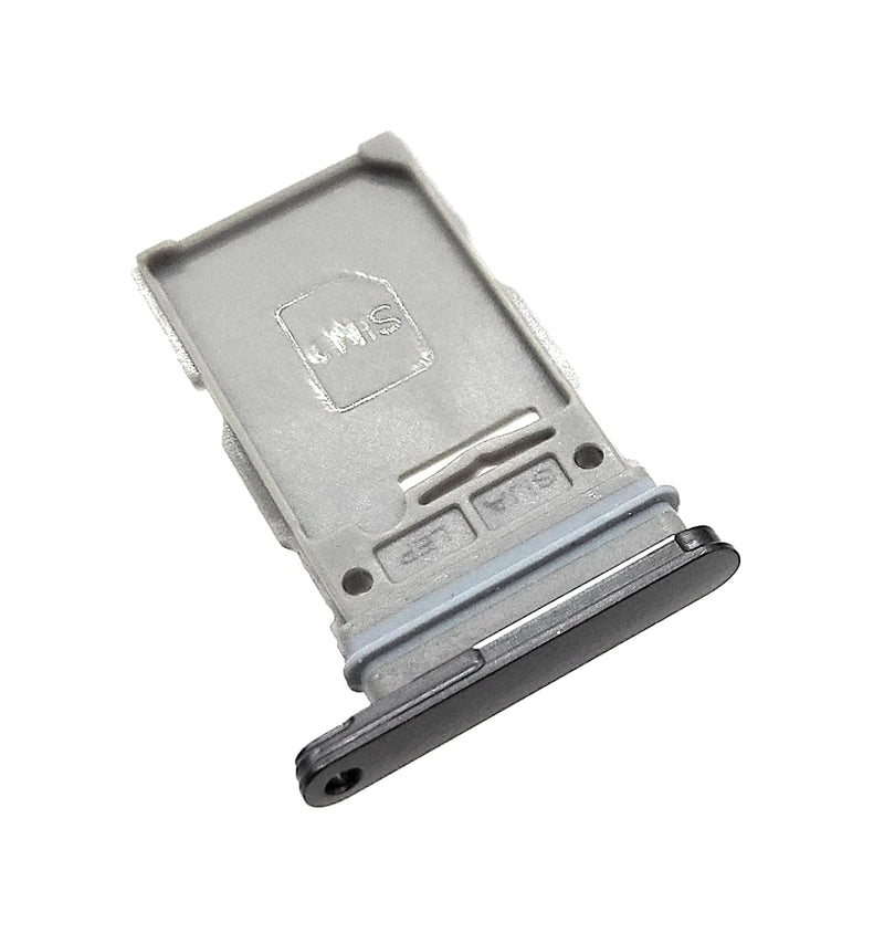 [Australia - AusPower] - Replacement Single SIM Card Tray for Samsung Galaxy S22 S901U S901U1 / S22 Plus S906U S906U1 (Phantom Black) 