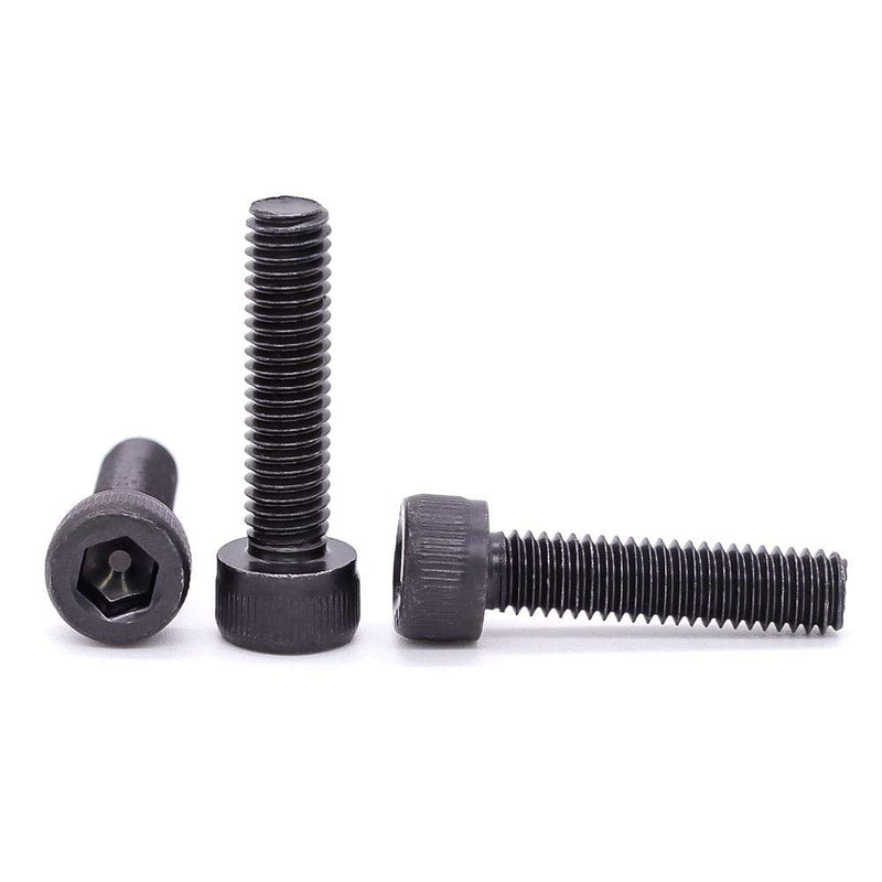 [Australia - AusPower] - 3/8-16 x 1-1/2" Socket Head Cap Screws Bolts, 12.9 Grade Alloy Steel, Black Oxide Finish, Allen Hex Drive, Coarse Thread, 10 PCS 3/8-16 x 1-1/2" 