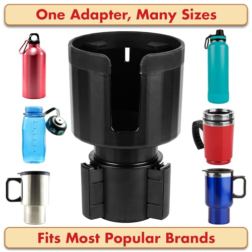 Funwares Cupa Joe Coffee Mug + Expandable Car Cup Holder Adapter, 20 oz