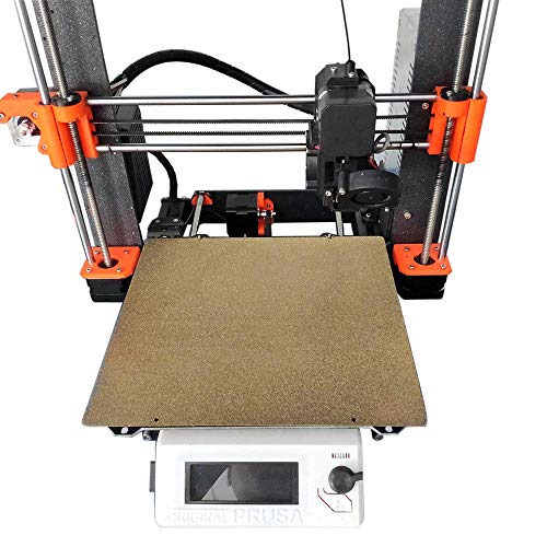 Toaiot MK52 Magnetic Platform 3D Printer Heat Bed Double Sided Textured Pei Spring Powder Coated Steel Sheet Build Plate for Reprap Prusa i3 MK3 MK2.5