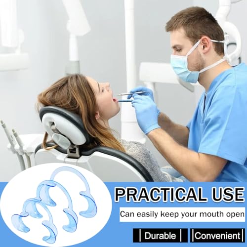 Dental Retractors 12 C-shaped Mouth Openers, Disposable Mouth Retractors, Tooth Expanders / Retractors for Dental Examinations, Treatments
