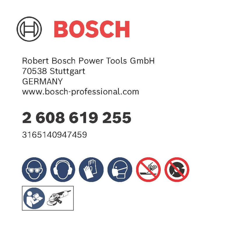Bosch Professional Expert Straight Cutting Disc (for Metal, X-LOCK, Diameter 125 mm, Bore Diameter: 22.23 mm, Thickness: 2.5 mm) 2-Ø 125 mm