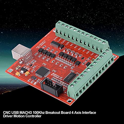 Watris Veiyi USB Motion Controller Card, CNC Control Card, with USB Cable, for CNC Engraving, 8 x 7.7 cm