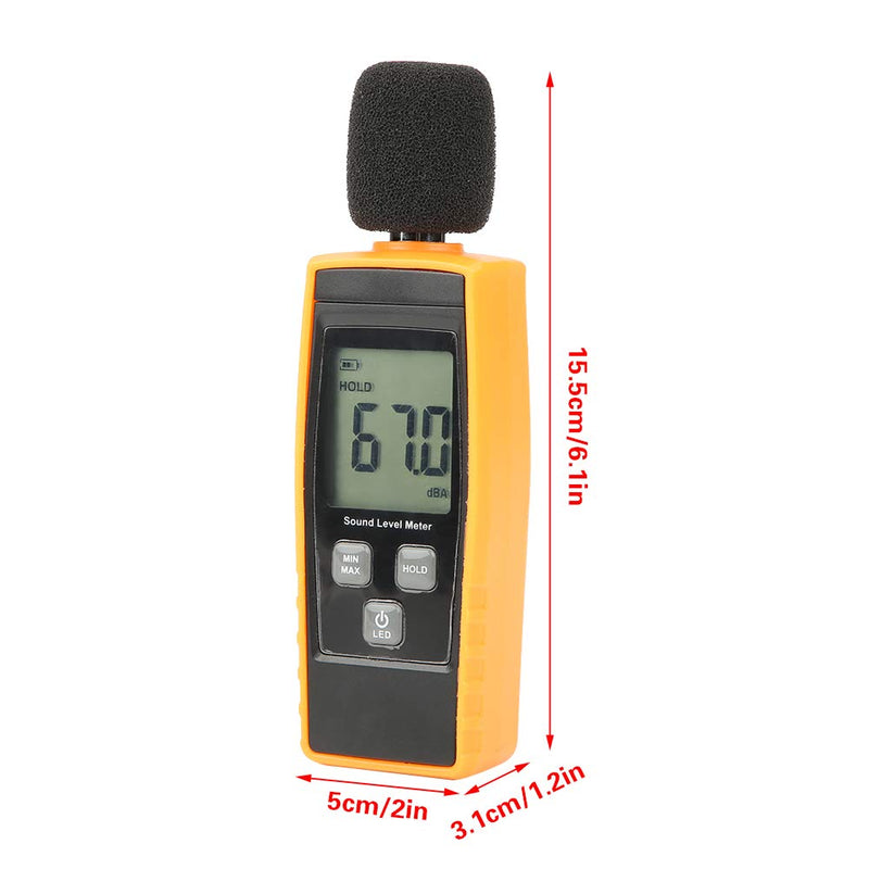 [Australia - AusPower] - Decibel Meter LCD Digital Sound Level Meter DB Meter Environmental Noise Tester 