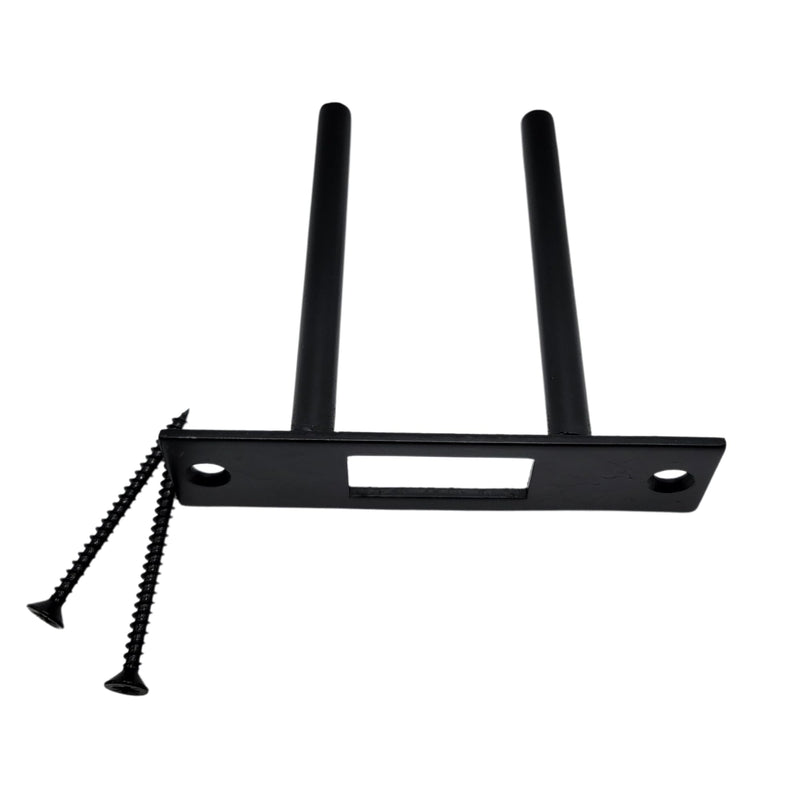 Door Reinforcement Lock | Kick-Proof Deadbolt Strike Plate | Ultimate Home Security & Break-in Prevention | Strengthens Door Frame Against Forced Entry Black