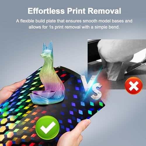 IdeaFormer Double Sided PEG Print Bed for Snapmaker U1 276x293mm Spring Steel Plate PLA PETG ABS TPU