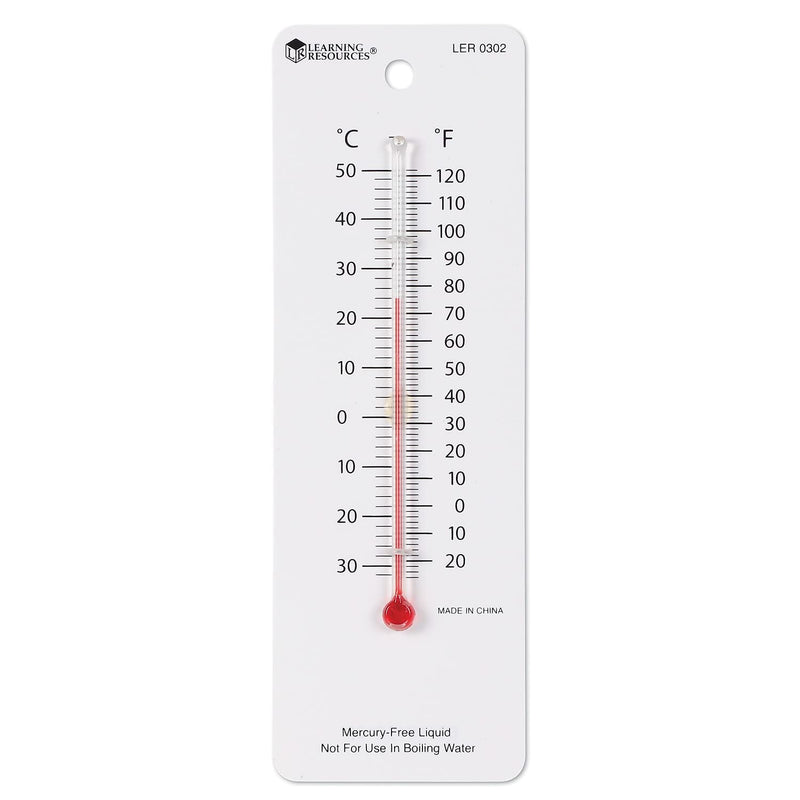 [Australia - AusPower] - Learning Resources Student Thermometers, Classroom Supplies, Homeschool, Set of 10, Ages 8+ 