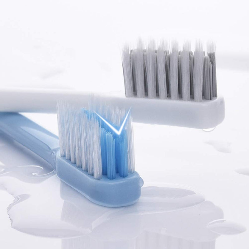 Y-kelin Orthodontic Toothbrush, V Shape, Soft Bristles, 8 Packs (Assorted Colours, Colour Not Selectable), Very Soft Toothbrush 4 stück (2er Pack)