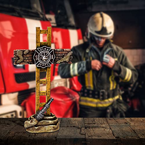 Firefighter Gift Statue, 10 Inch Home Decor Figurine
