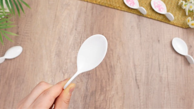Hushee 12 Pack Fish Shaped Porcelain Tasting Spoons, 4 Inch approved Appetizer & Caviar Spoons, Chip-resistant for Buffet Serving, Sample Tasting Ceramics Spoon for Restaurant, Birthday Wedding