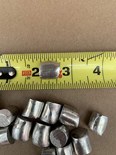 1-pound raw tin nugget, 99.9% pure tin metal by Roto Metals