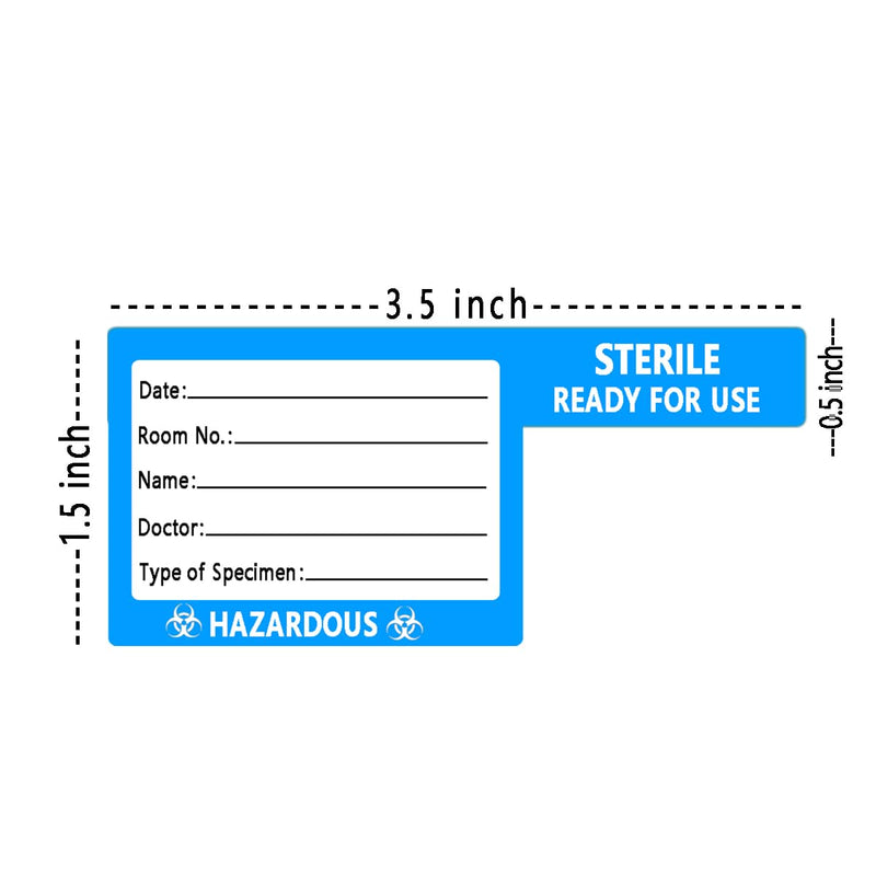 [Australia - AusPower] - Tamper Evident Lip Seal Stickers for 4 oz Sterile Urine Specimen Cup Containers,300 Pcs Per Roll 
