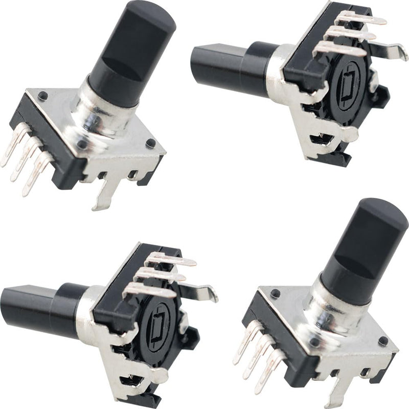 [Australia - AusPower] - 10PCS EC12 Audio Encoder 24 Pulse 360 Degree Rotary Digital Pulse Encoder Shank Length 15mm/0.59inch Without Switch EC12 Rotary Encoder for Robotics Camera Lens Computer Input Devices 