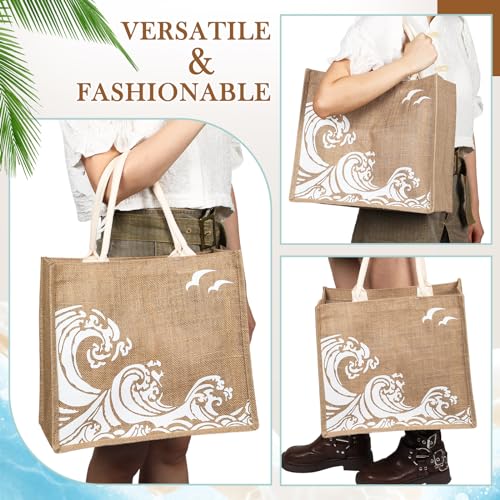 6 Pcs Beach Gifts Set for Women Bag Tumbler Keychain, Classic