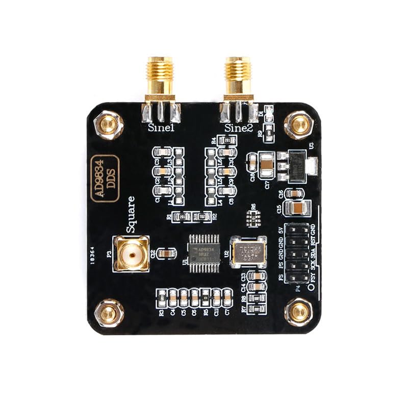 [Australia - AusPower] - AD9834 DDS High-speed Signal Generator Module Sine Wave Triangular Wave Signal Generator DDS Sweep Source DC-5V 75MHz 