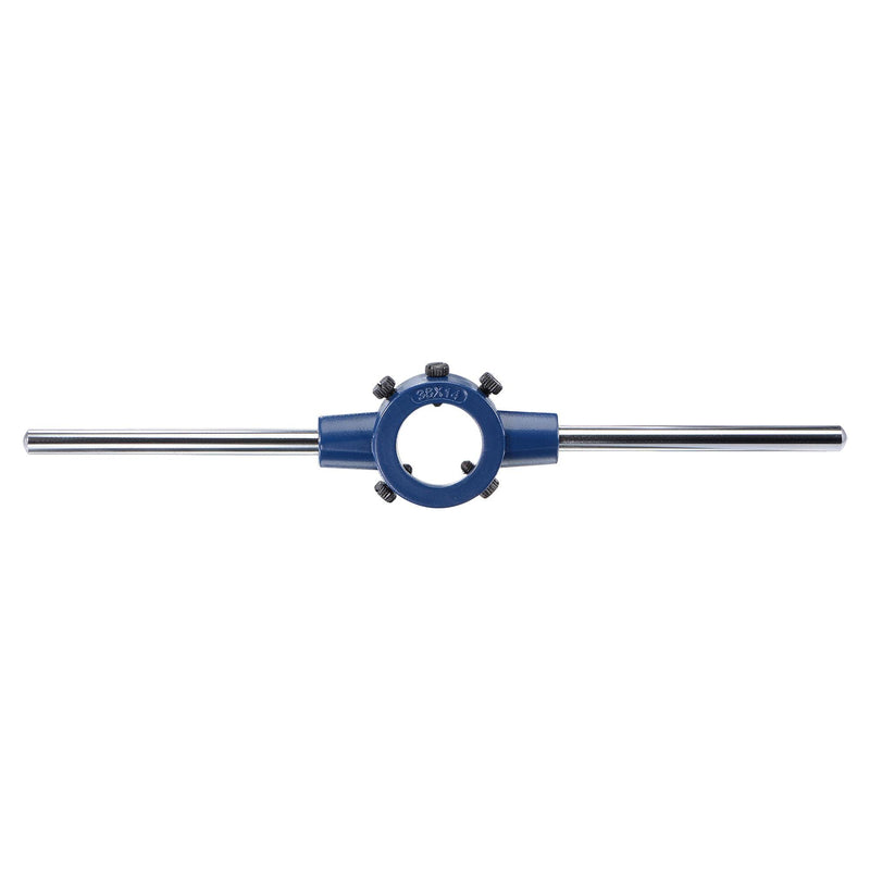 [Australia - AusPower] - uxcell Die Stock Handle Wrench Set, 1/2-28 UNEF Threading Die and 38mm (1-1/2") Holder (Fits: 26mm-38mm OD / M12-M16 Round Dies) Adjustable for Bolt Thread Repair 