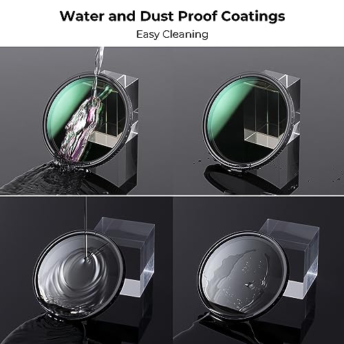 K&F CONCEPT 58mm Variable ND2-400(1-9 Stops) Waterproof ND Lens Filter
