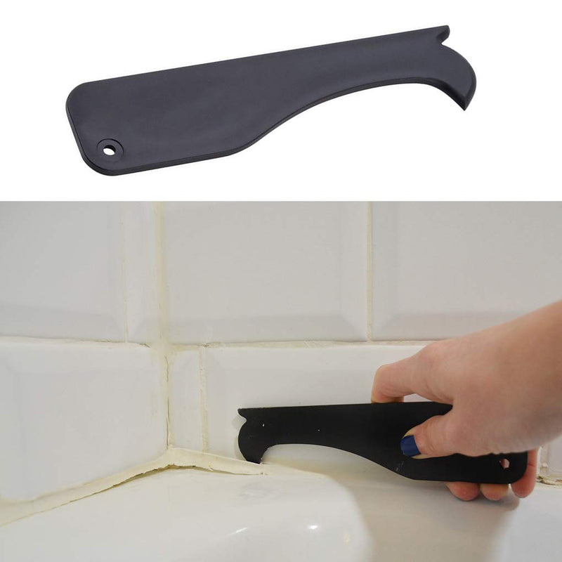 [Australia - AusPower] - Caulking Tool, 12 Pieces Silicone Sealant Finishing Grout Tools Kit, Caulk Skirting Boards & Base Boards Replaceable Pads, for Bathroom Kitchen Sealing Hand Caulk Removal Tool (Blue) 