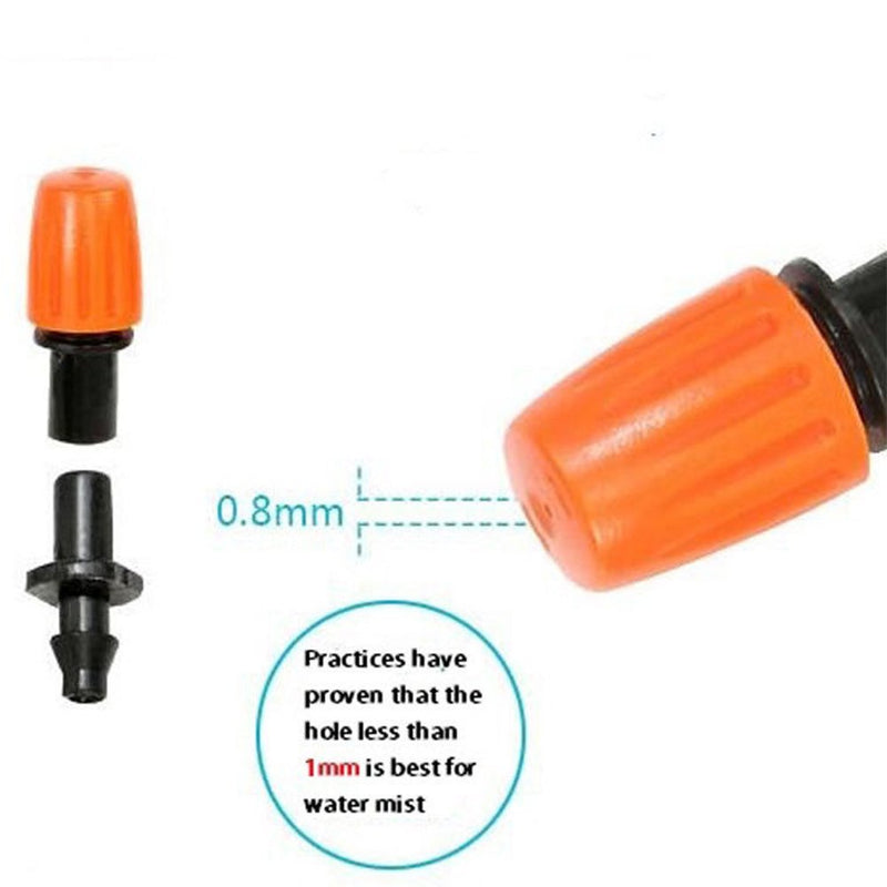 [Australia - AusPower] - MOIAK 50 Pcs Garden Irrigation Micro Flow Dripper,Sprinklers Emitter System Adjustable Micro Drip Head for Watering System(50Pcs) (15554869582755) 50pcs 