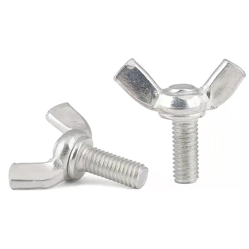 [Australia - AusPower] - 20 Pcs M6 Carbon Steel Zinc Plating Wing Butterfly Screws Bolts,Wing Bolt,Machine Fastener,Thumb Hand Screws for Electronic Equipment (Galvanized M6-1.0 x 12mm) M6-1.0 x 12mm?20Pcs? 