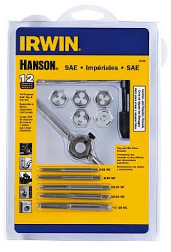 IRWIN Tap And Die Set, Fractional, 12-Piece (24605)