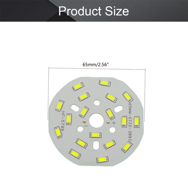 [Australia - AusPower] - Othmro 1Pcs 70mm Dia LED Chip Bulb Super Bright High Power, 27-30V 6500K 5730 Aluminum LED Bulb Surface Mounted Devices Light Beads,Floodlight for Camper Light Bulb, Home Reading, Light Marine Lamps 2.75" 