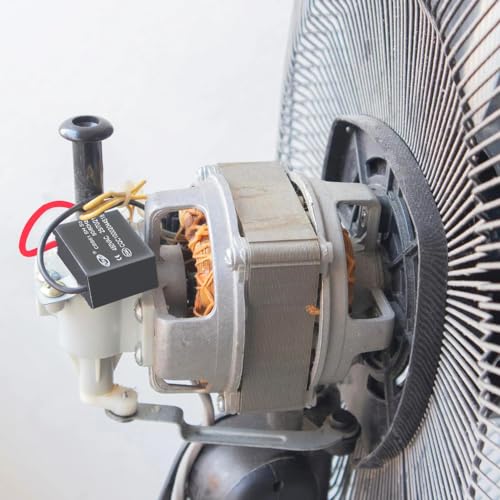 DollaTek 2pcs CBB61 1uF 450V AC 50/60Hz Air Conditioning Fan Motor Running Capacitor 1uF